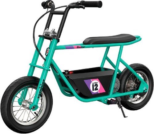 Razor Rambler 12" Step Over Electric Cruiser Bike - Mint: 250W Motor, Steel Frame