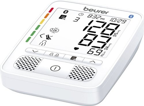 Beurer Blood Pressure Monitor  Upper Arm - White WORLDWIDE DELIVERY