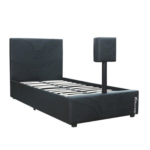 X Rocker - Oracle Twin Gaming Bed with TV Mount - Black
