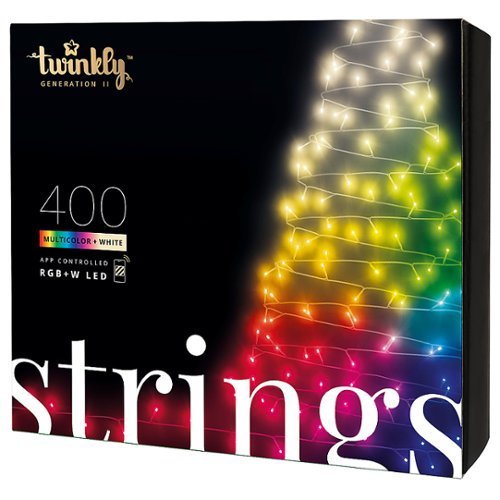 

Twinkly - Smart Light Strings Special Edition 400 RGB+W LED Gen II, 105 ft - Multi