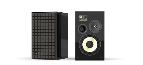 JBL - L82 Black Edition 8-inch 2-way Bookshelf Loudpeakers (Pair) - Black Gloss
