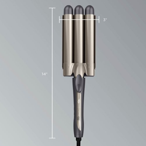 Conair InfinitiPRO Tourmaline Ceramic Triple Barrel Waver - Gray BUY ONLINE