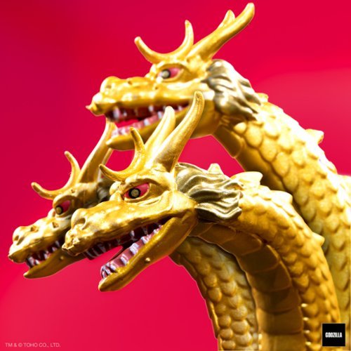 Super7 ReAction 3.75 in Plastic Toho Godzilla Action Figure - King Ghidorah - Multicolor WORLDWIDE DELIVERY