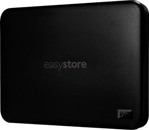  WD - Easystore 1TB External USB 3.0 Portable Drive - Black