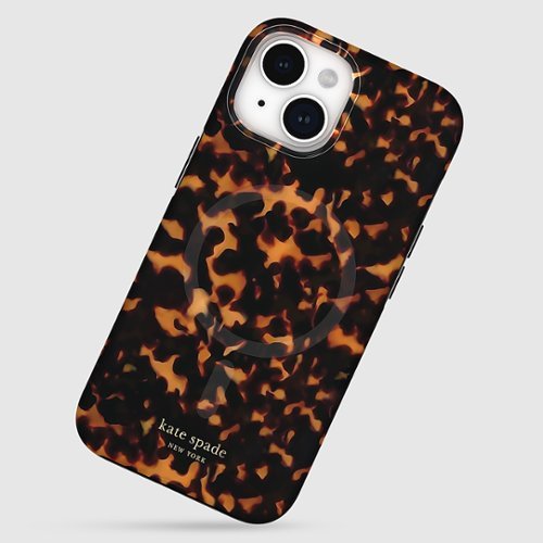 kate spade new york Protective Hard Shell Case with MagSafe for Apple iPhone 16e/15/14/13 - Tortoise SHOP ONLINE