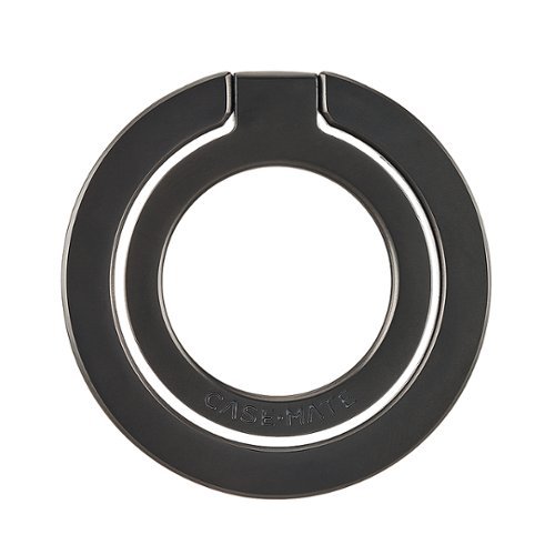 Case-Mate - Magnetic Ring Stand with MagSafe for Select Apple iPhones - Matte Black