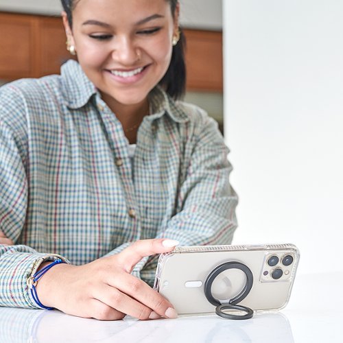 Case-Mate Magnetic Ring Stand with MagSafe for Select Apple iPhones - Matte Black GLOBAL SHIPPING