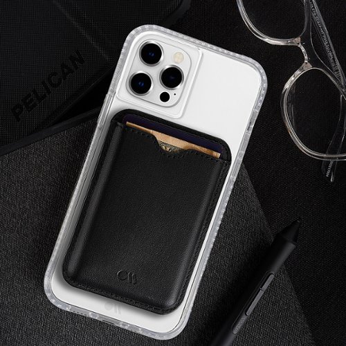 Case-Mate Magnetic Cardholder with MagSafe For select Apple iPhones - Black GLOBAL SHIPPING