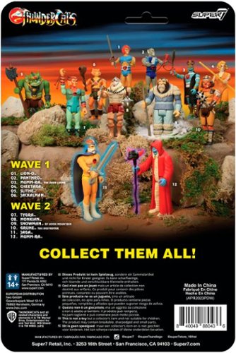 Super7 ReAction 3.75 in Plastic ThunderCats Action Figure - Mumm-Ra the Ever Living - Multicolor WORLDWIDE DELIVERY