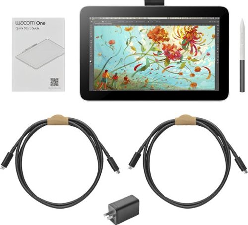 Wacom One 13 Touch (2023 version) - 13.3 Pen & Touch Display Drawing Tablet - White WHERE TO BUY