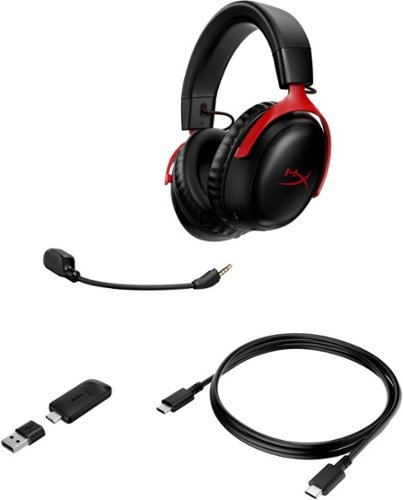 HyperX Cloud III Wireless Gaming Headset for PC, PS5, PS4, and Nintendo Switch - Black/Red BUY IN UAE