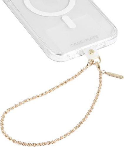Case-Mate Wristlet Eternity Chain for Most Cell Phones - Gold WORLDWIDE DELIVERY