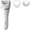 Philips - Epilator Series 8000 for Women - White With Silver Accent-Angle_Standard