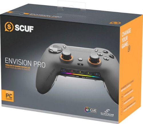 SCUF ENVISION PRO Wireless Gaming Controller for PC - Steel Gray GLOBAL SHIPPING