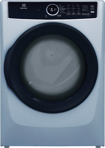 Electrolux - 8.0 Cu. Ft. Electric Dryer with Steam and Instant Refresh - Glacier Blue