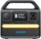 Anker - SOLIX 522 Portable Power Station Quiet & Eco-friendly Battery Powered Generator (299 Wh Capacity) - Black-Front_Standard