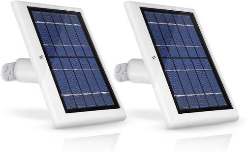 Wasserstein - Solar Panel for Blink Outdoor Camera (2-Pack) - White