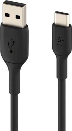 Belkin BOOST↑CHARGE USB-C to USB-A Cable 6.6ft for iPhone, Samsung, Google Pixel, iPad Pro, Nintendo Switch 2 & More - Black WORLDWIDE DELIVERY