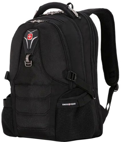 SWISSGEAR SCANSMART LAPTOP BACKPACK - BLACK WORLDWIDE DELIVERY