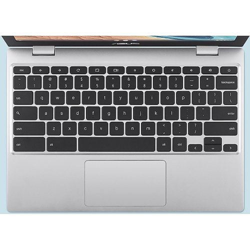 ASUS CX1 11.6 Chromebook - Intel Celeron N4020 with 4GB Memory - 64GB eMMC - Transparent Silver WORLDWIDE DELIVERY