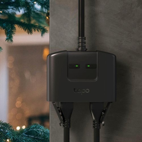 TP-Link Tapo Smart Wi-Fi Outdoor Plug with Matter - Black SHOP ONLINE