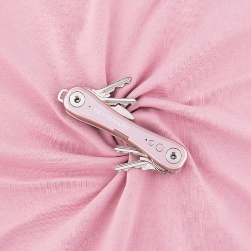 KeySmart iPro Compact Key Holderand Tracker works with Apple Find My - Rose Gold GLOBAL SHIPPING