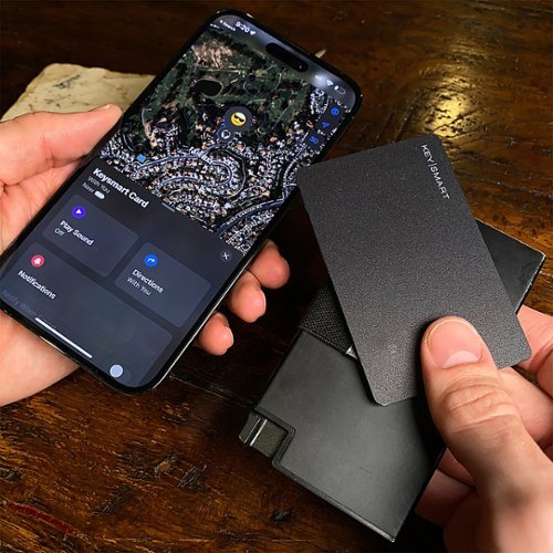 KeySmart SmartCard Bluetooth Item and Wallet Tracker, Finder and Locater - Black BUY IN SINGAPORE