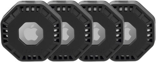 Pelican - Adventurer Stick-On Case for AirTag 4 Pack - Black