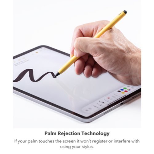 ZAGG Pro Stylus 2 Active, Dual-Tip Pencil Stylus with Wireless Charging - Yellow BUY ONLINE