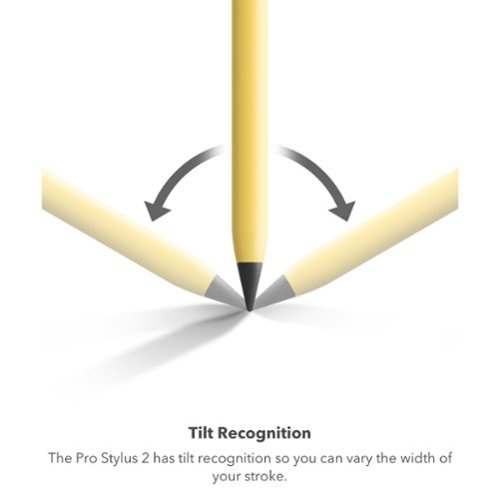 ZAGG Pro Stylus 2 Active, Dual-Tip Pencil Stylus with Wireless Charging - Yellow BUY IN EUROPE