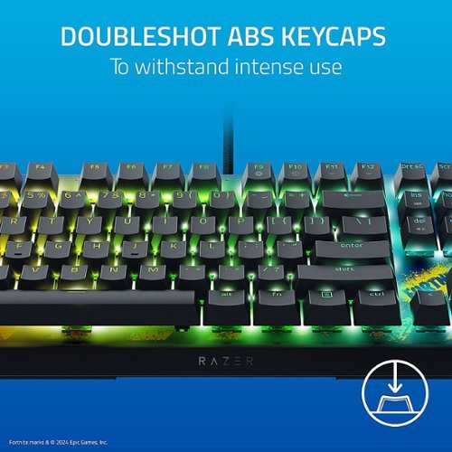 Razer BlackWidow V4 X - Full Size Wired Mechanical Yellow Linear Switch Gaming Keyboard with Chroma RGB Backlighting - Fortnite Edition WHERE TO BUY