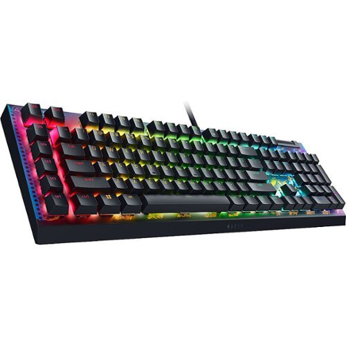 Razer BlackWidow V4 X - Full Size Wired Mechanical Yellow Linear Switch Gaming Keyboard with Chroma RGB Backlighting - Fortnite Edition BUY IN EUROPE