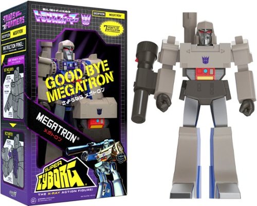 Super7 - Super Cyborg 12 in Plastic Transformers Action Figure - Goodbye Megatron - Multicolor