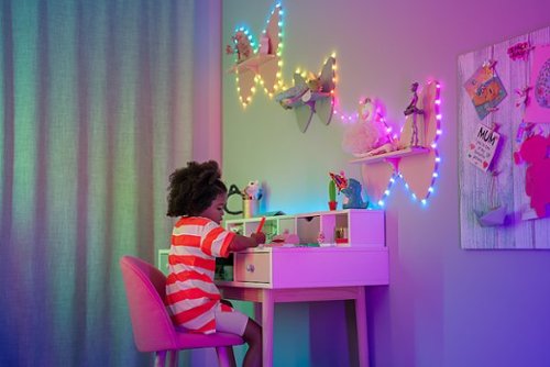 Twinkly Candies Heart Shaped 100 RGB LED Smart Light String Clear Wire USB-C - Multicolor GLOBAL SHIPPING