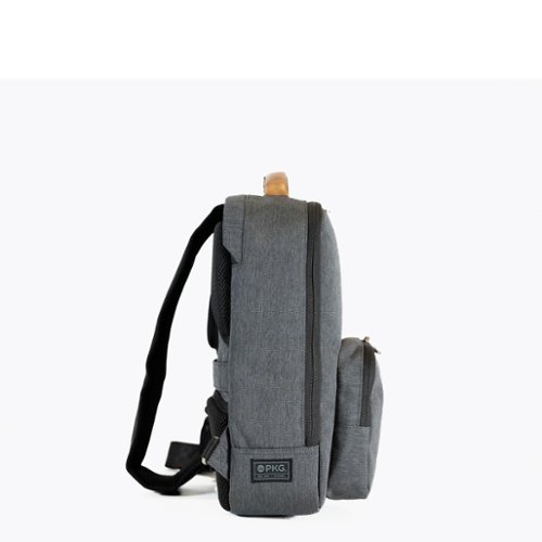 PKG Robson 12L Recycled Crossbody Bag for 14 Laptop - Dark Grey/Tan GLOBAL SHIPPING