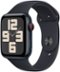 Apple Watch SE 2nd Generation (GPS + Cellular) 44mm Midnight Aluminum Case with Midnight Sport Band - M/L - Midnight (Verizon) - (2022)-Front_Standard