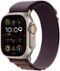 Apple Watch Ultra 2 (GPS + Cellular) 49mm Titanium Case with Indigo Alpine Loop with Blood Oxygen - Small - Titanium - (2023)-Front_Standard