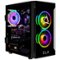 CLX - SET Gaming Desktop - AMD Ryzen 7 5700X - 16GB DDR4 3600 Memory - GeForce RTX 4060 - 1TB NVMe M.2 SSD + 2TB HDD - Black-Front_Standard