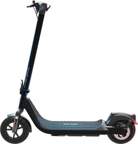 Hover-1 - H-1 Pro Series Ace R450 Foldable Electric Scooter w/25.6 mi Max Operating Range & 20 mph Max Speed - Black