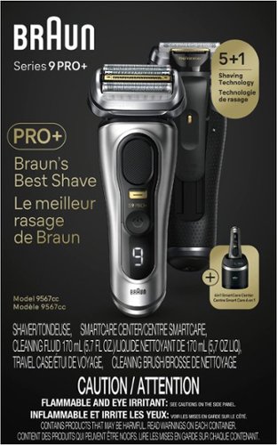 Braun Series 9 PRO+ Electric Shaver with 6 in 1 SmartCare Center - Silver HOW TO BUY