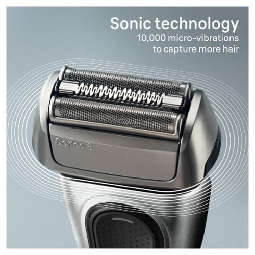 Braun Series 8 Electric Shaver with 5 in 1 SmartCare Center - Galvano Silver BUY IN MIDDLE EAST