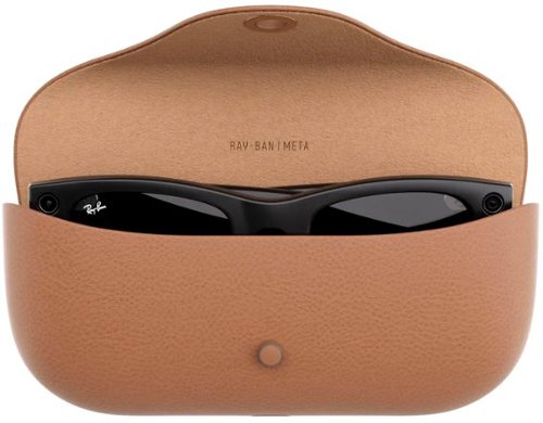 Ray-Ban Meta Headliner Smart Glasses with Meta AI, Audio, Photo, Video Compatibility - Blue Lenses - Shiny Caramel GLOBAL SHIPPING