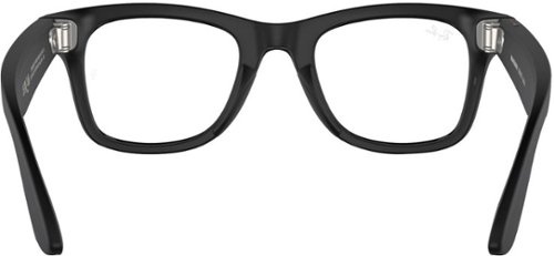 Ray-Ban Meta Wayfarer (Gen 1) Large Smart Glasses with Meta AI, Audio, Photo, Video Compatibility - Clear to Green Transitions Lenses - Matte Black BUY IN UAE