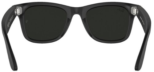 Ray-Ban Meta Wayfarer (Gen 1) Large Smart Glasses with Meta AI, Audio, Photo, Video Compatibility - Clear to Green Transitions Lenses - Matte Black BUY IN DUBAI
