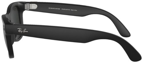 Ray-Ban Meta Wayfarer (Gen 1) Large Smart Glasses with Meta AI, Audio, Photo, Video Compatibility - Clear to Green Transitions Lenses - Matte Black BUY IN QATAR