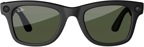 Ray-Ban Meta Wayfarer (Gen 1) Large Smart Glasses with Meta AI, Audio, Photo, Video Compatibility - Clear to Green Transitions Lenses - Matte Black BUY IN SOUTH AFRICA