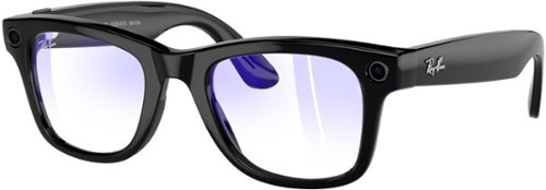 Ray-Ban Meta - Wayfarer Smart Glasses with Meta Ai, Audio, Photo, Video Compatibility - Shiny Black