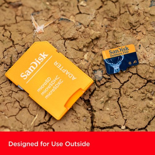 SanDisk Outdoors 4K 128GB microSDXC UHS-I Memory Card with SD Adapter BUY IN MIDDLE EAST