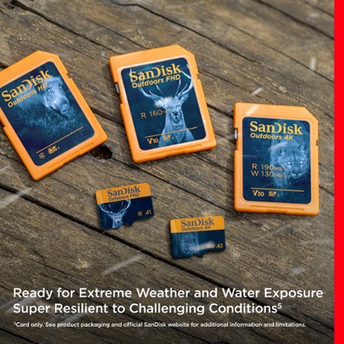 SanDisk Outdoors 4K 128GB microSDXC UHS-I Memory Card with SD Adapter BUY IN SINGAPORE