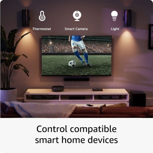 Amazon Fire TV Stick 4K streaming device, includes support for Wi